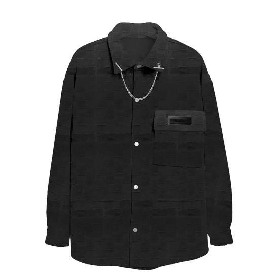MWM Ανδρικό πουκάμισο Overshirt With Chain